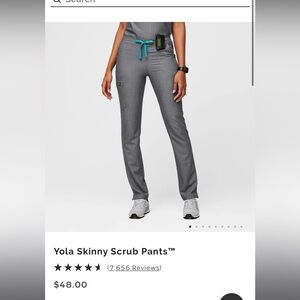 Figs Yola Petite Skinny Scrub Pants